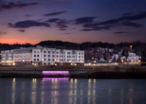 555-ONE at DeLaet's Landing Luxury Riverfront Apartments Hudson River in Rensselaer, NY
